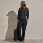 Lightweight Linen Pant in Black | James Perse Los Angeles