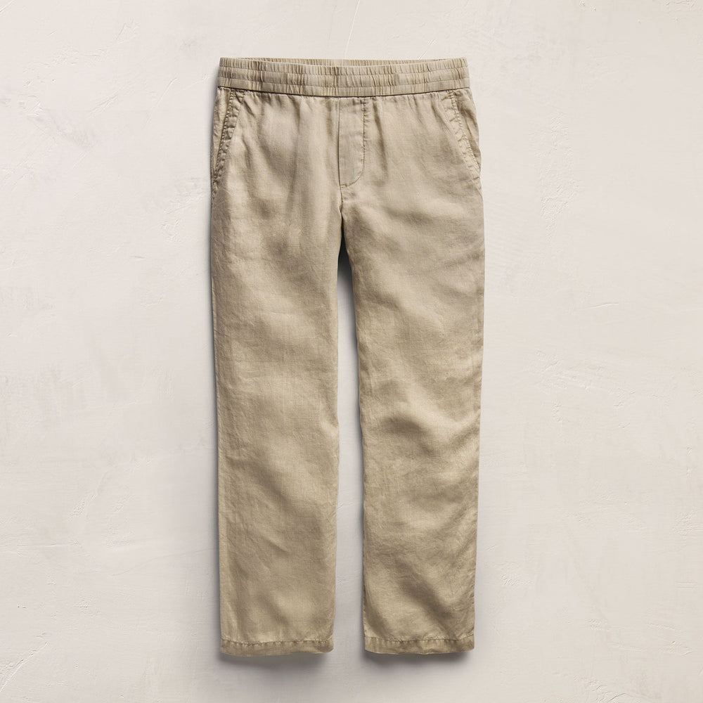 Lightweight Linen Pant in Flax Pigment | James Perse Los Angeles