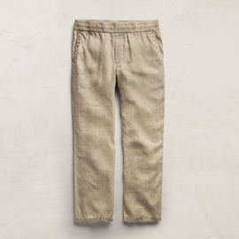 Lightweight Linen Pant in Flax Pigment | James Perse Los Angeles