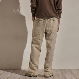 Lightweight Linen Pant in Flax Pigment | James Perse Los Angeles