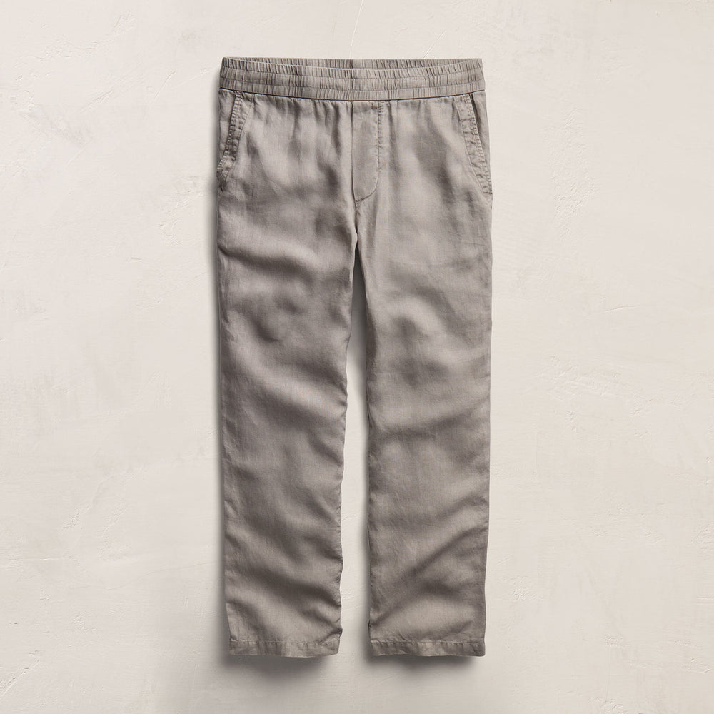 Lightweight Linen Pant in Fog Pigment | James Perse Los Angeles