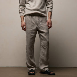 Lightweight Linen Pant in Fog Pigment | James Perse Los Angeles