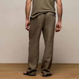 Lightweight Linen Pant in Light Olive Pigment | James Perse Los Angeles