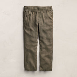 Lightweight Linen Pant in Light Olive Pigment | James Perse Los Angeles
