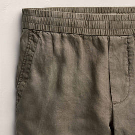 Lightweight Linen Pant In Light Olive Pigment | James Perse Los Angeles