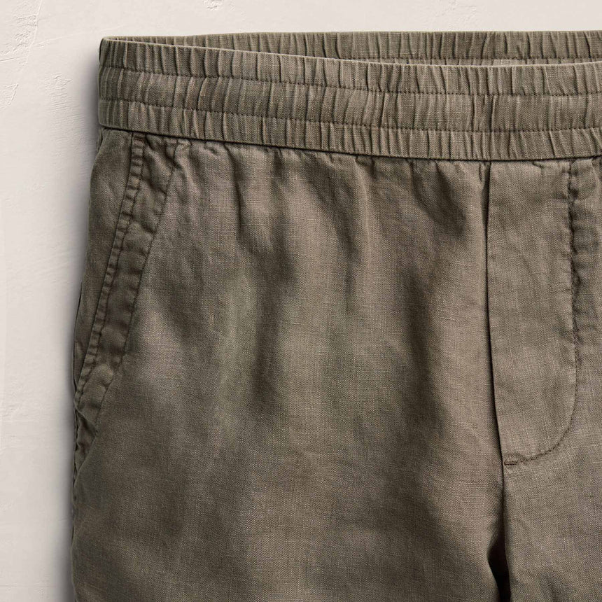Lightweight Linen Pant In Light Olive Pigment | James Perse Los Angeles