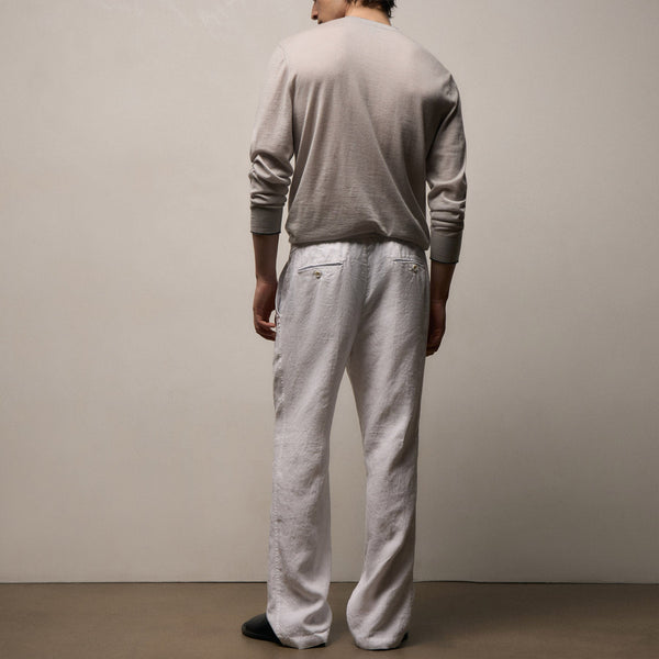 Lightweight Linen Pant in White | James Perse Los Angeles