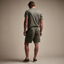 Utility Linen Short in Palm Pigment | James Perse Los Angeles