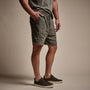 Utility Linen Short in Palm Pigment | James Perse Los Angeles