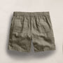 Relaxed Fit Linen Short in Birch Pigment | James Perse Los Angeles