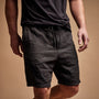Relaxed Fit Linen Short in Black | James Perse Los Angeles