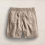 Relaxed Fit Linen Short in Overcast Pigment | James Perse Los Angeles