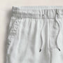 Relaxed Fit Linen Short in White | James Perse Los Angeles