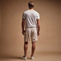 Relaxed Fit Linen Short in Zephyr Pigment | James Perse Los Angeles