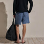 Lightweight Linen Relaxed Short in Danube Pigment | James Perse Los Angeles