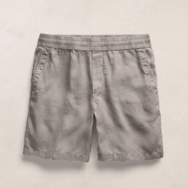 Lightweight Linen Relaxed Short in Fog Pigment | James Perse Los Angeles