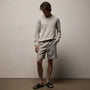 Lightweight Linen Relaxed Short in Fog Pigment | James Perse Los Angeles