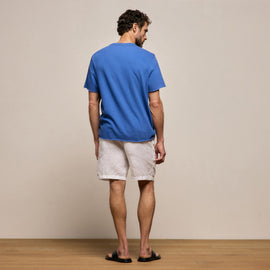 Lightweight Linen Relaxed Short in White | James Perse Los Angeles