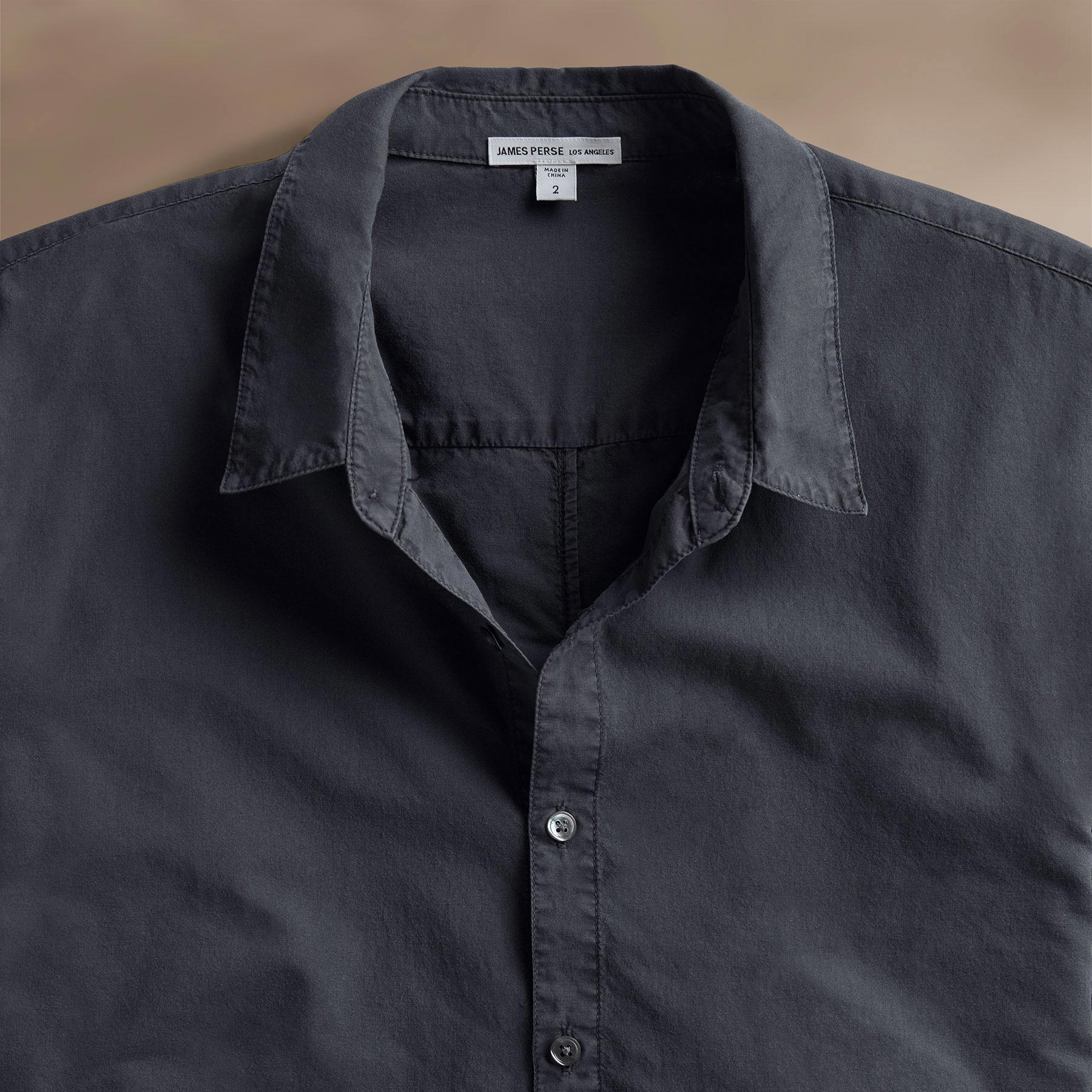 Standard Shirt in Asphalt Pigment | James Perse Los Angeles