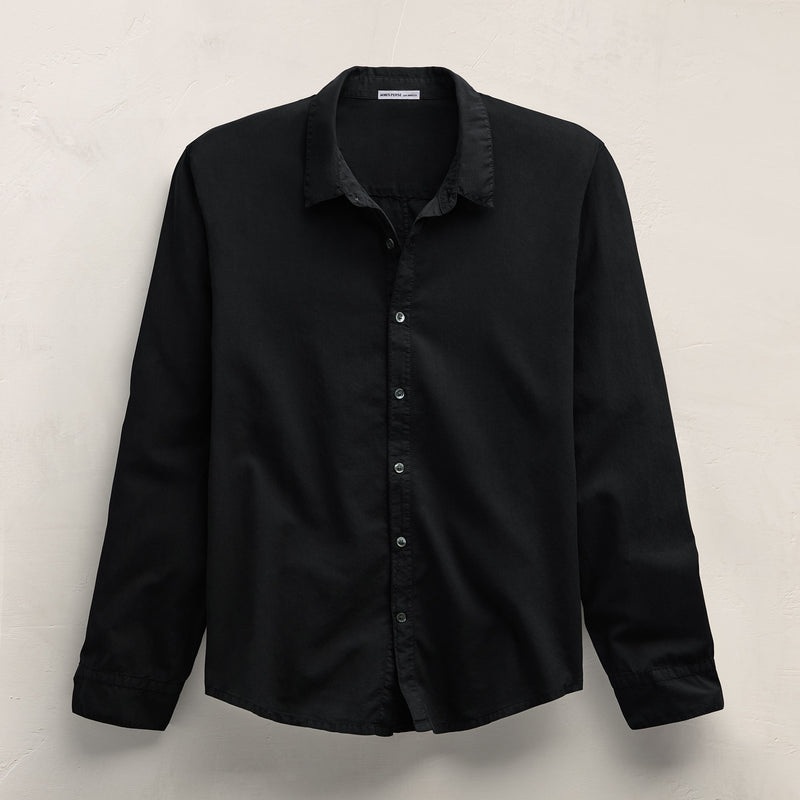 James Perse Standard Shirt - Black James Perse Standard Shirt - Black