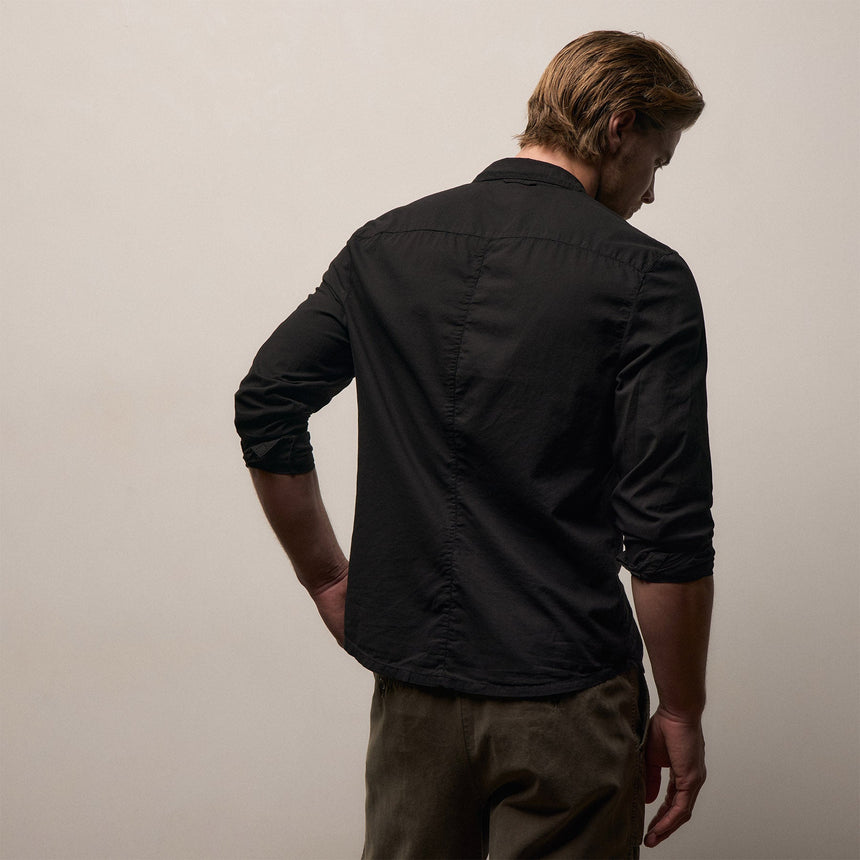 black long sleeve dress shirt Standard Shirt - Black