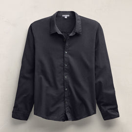 Standard Shirt in Blue Noir Pigment | James Perse Los Angeles