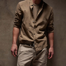 Standard Shirt in Cashew Pigment | James Perse Los Angeles