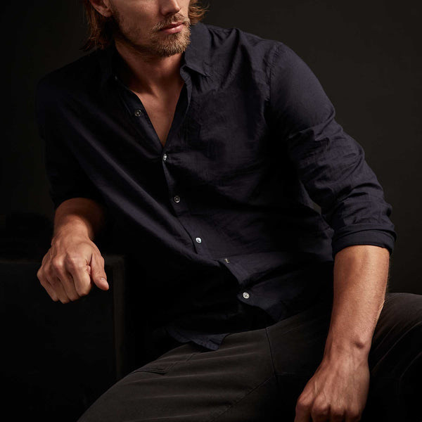 Standard Shirt in Deep | James Perse Los Angeles