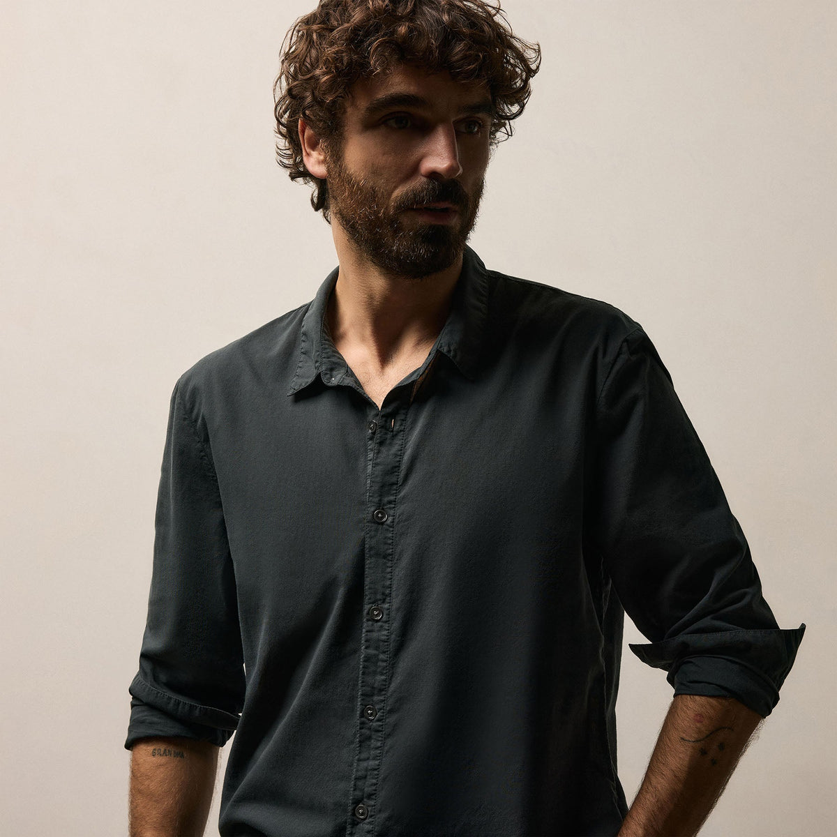 Standard Shirt in Fern | James Perse Los Angeles