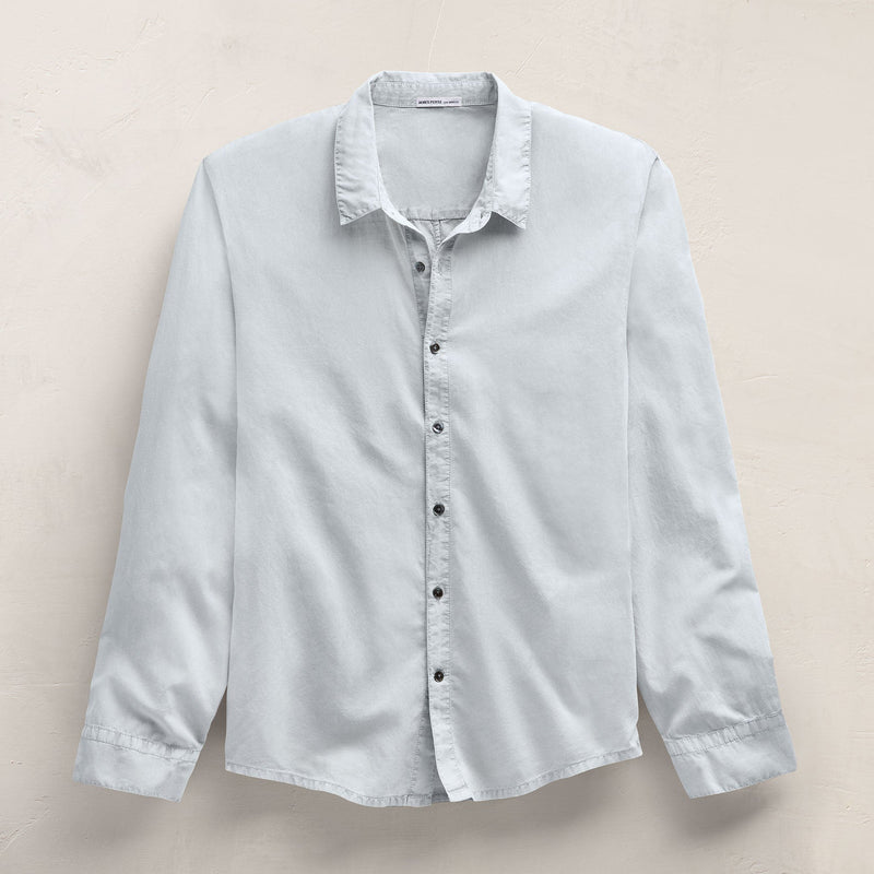 Standard Shirt in Ice Blue Pigment | James Perse Los Angeles