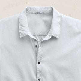 Standard Shirt in Ice Blue Pigment | James Perse Los Angeles
