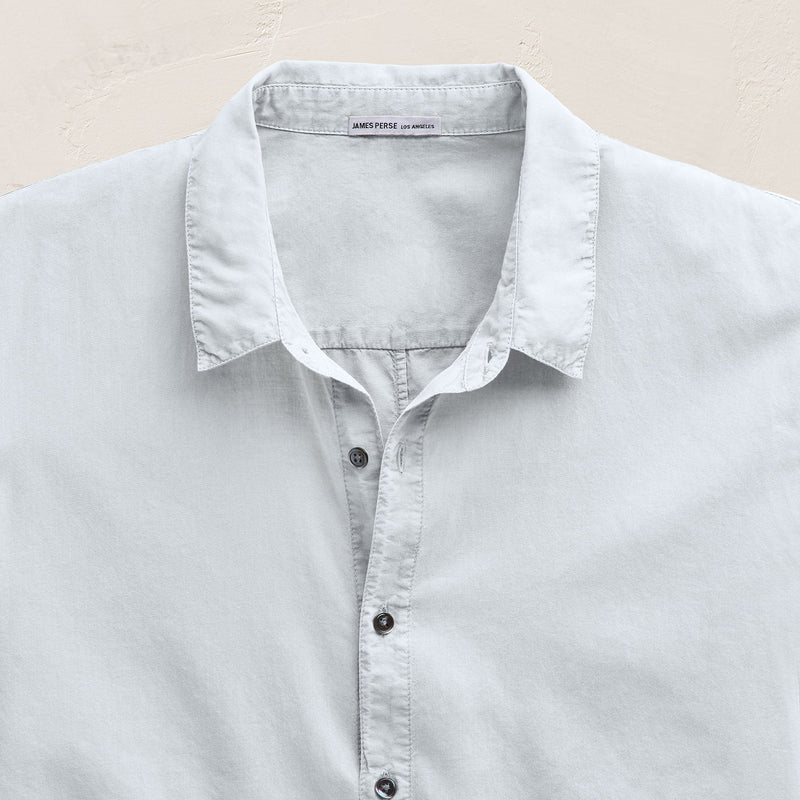 Standard Shirt in Ice Blue Pigment | James Perse Los Angeles