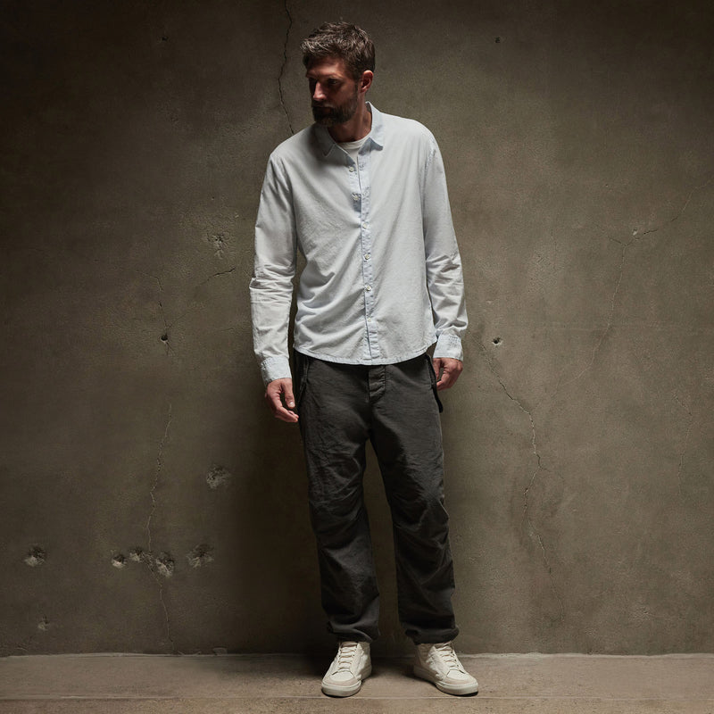 Standard Shirt in Ice Blue Pigment | James Perse Los Angeles