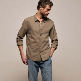 Standard Shirt in Light Olive Pigment | James Perse Los Angeles