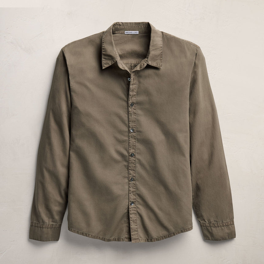 Standard Shirt in Light Olive Pigment | James Perse Los Angeles