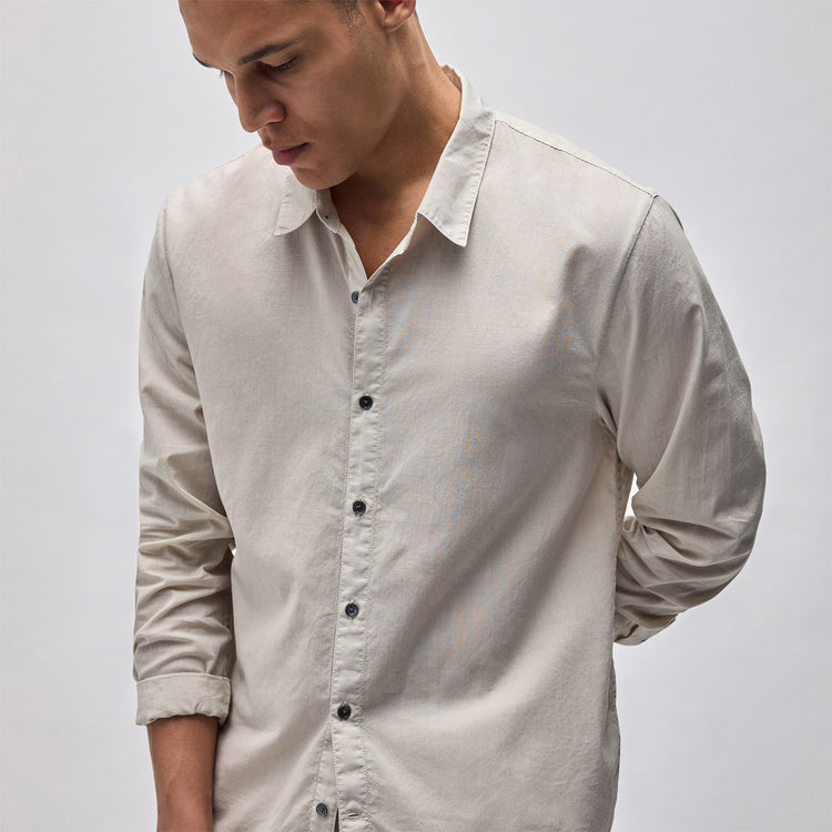 Standard Shirt in Salt Pigment | James Perse Los Angeles