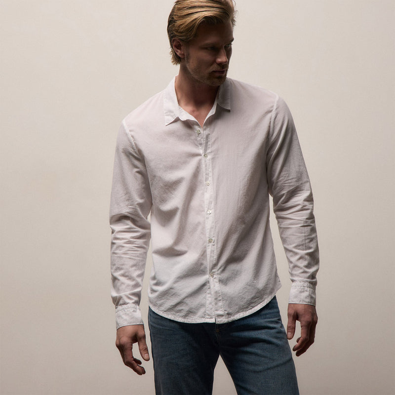 Standard Shirt in White | James Perse Los Angeles