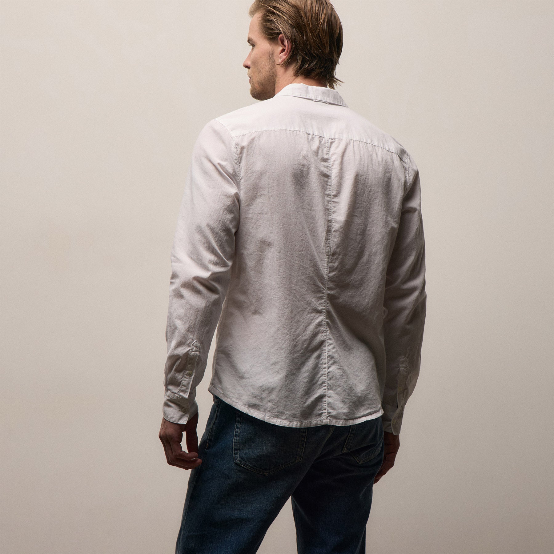 STANDARD JAMES PERSE◇コットンシャツ　ホワイト【L】ブラウス Standard Shirt - White | James Perse Los Angeles