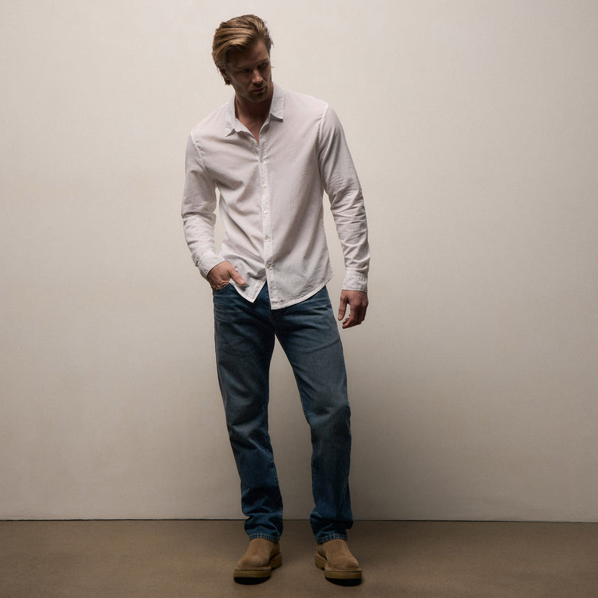 Standard Shirt in White | James Perse Los Angeles