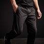 Cotton Linen Cuffed Trouser in Black | James Perse Los Angeles