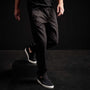 Cotton Linen Cuffed Trouser in Black | James Perse Los Angeles