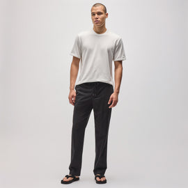 Cotton Linen Work Pant in Black | James Perse Los Angeles