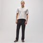 Cotton Linen Work Pant in Black | James Perse Los Angeles