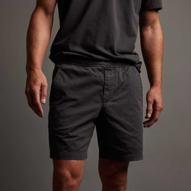Cotton Linen Tailored Short in Magma Pigment | James Perse Los Angeles