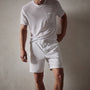 Cotton Linen Tailored Short in White | James Perse Los Angeles