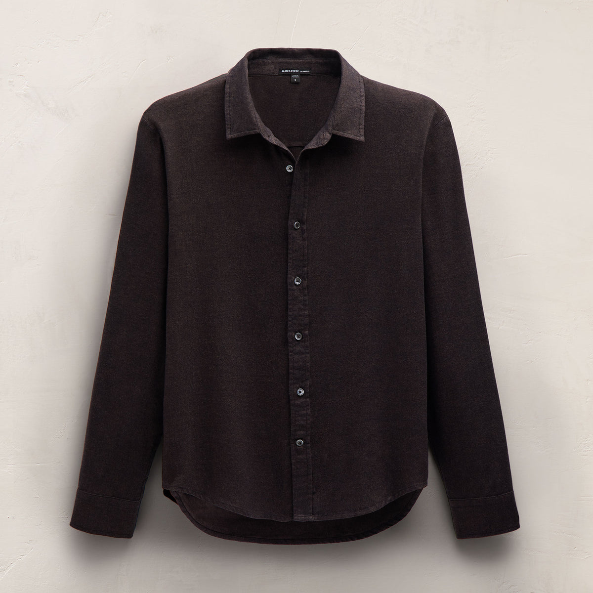 Cotton Flannel Shirting in Cocoa | James Perse Los Angeles