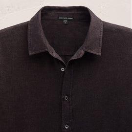 Cotton Flannel Shirting in Cocoa | James Perse Los Angeles FLAT