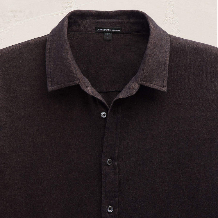 Cotton Flannel Shirting in Cocoa | James Perse Los Angeles