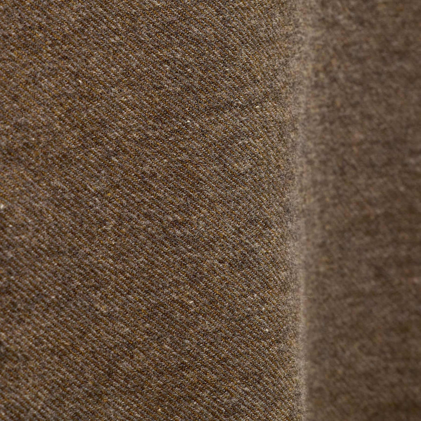 Refined Cotton Flannel Shirt - Mid Brown