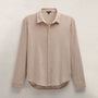 Cotton Flannel Shirting in Stone | James Perse Los Angeles